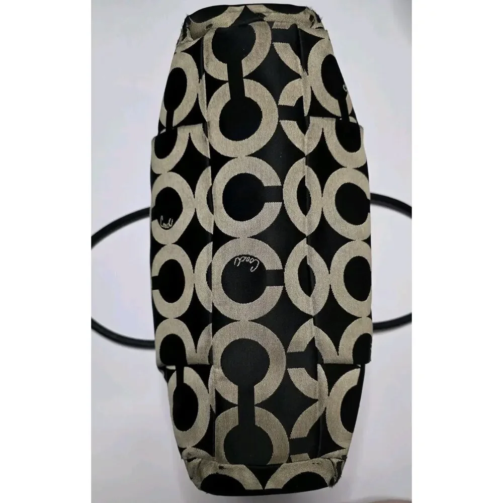 Coach Madison Signature C Sophia Satchel Bag J1220-22344 Black & GRAY